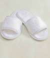 TC064 Towel City Classic Terry Slippers White colour image